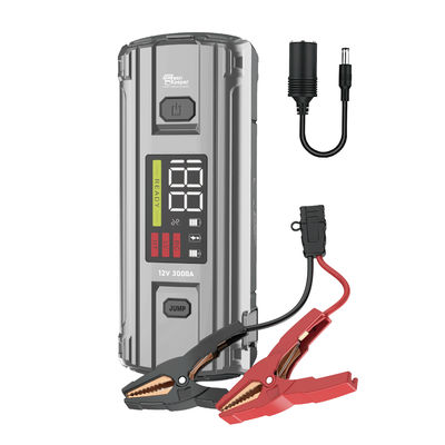Moteur de voiture rechargeable 12V avec pompe à air comprimé et lumière de travail LED