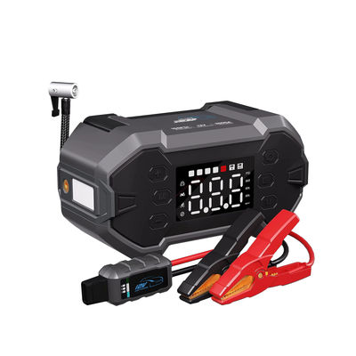 Début d'urgence de voiture Portable 12V Type-C 4 en 1 Batterie booster avec compresseur d'air