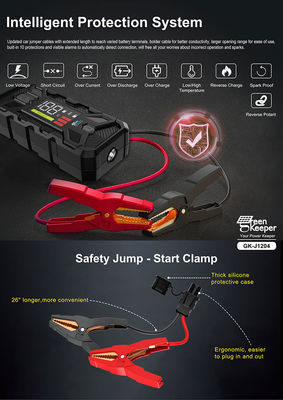20000mah Portable Jump Starter Pack Utrai Booster 1500A avec lumière LED pour les urgences