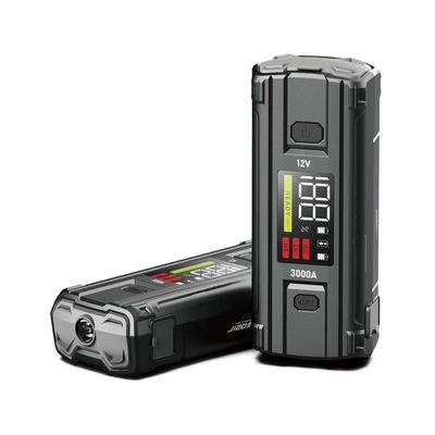 Fonction d'écran LCD UltraSafe 12V 24V 3000A Pack de batterie pour le démarreur de voiture