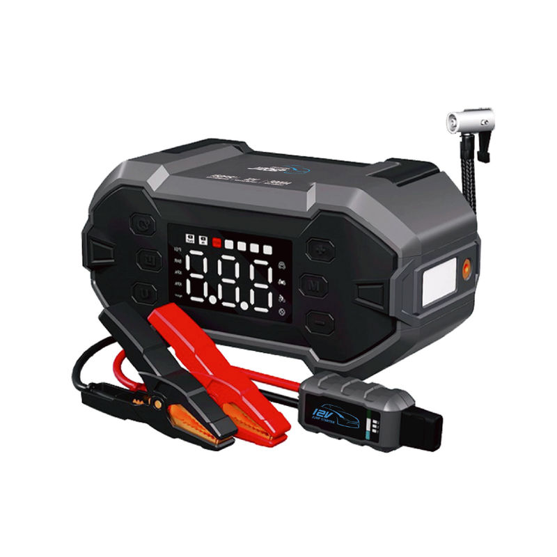 8.0L Benzine Portable Power Bank Multi-fonctionnelle Auto Saut de démarreur avec compresseur d'air Pour toutes les voitures