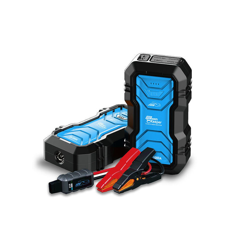 Démarrer le moteur 16000mAh Car Jump Starter Power Bank 2000A 12V Chargeur de batterie portable