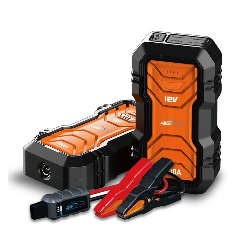 3000A Peak 16000mAh Car Jump Starter Portable Mini Auto Batterie d'urgence Booster Pack