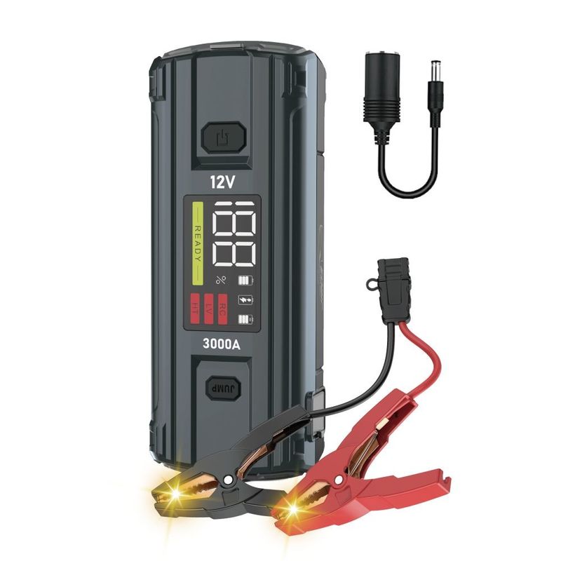 Batterie de voiture Jump Starter UltraSafe Super Capacitor 3000A Power Bank pour les véhicules